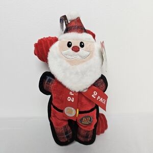 Holiday Tuffins Santa  - K9 Tuff Guard - Charrning on the outside!  Dog Toy